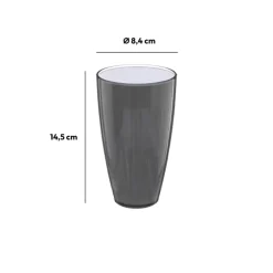Verre 500ml, Gris charbon