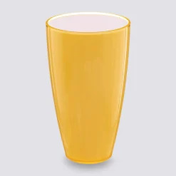 Verre 500ml, Jaune moutarde