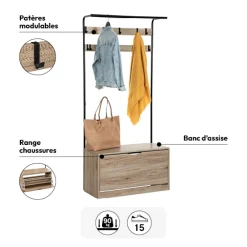 Vestiaire penderie range-chaussures
