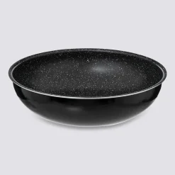 Wok aluminium pressé, 28 cm