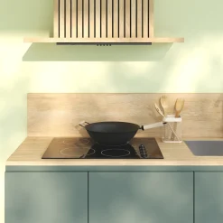 Wok en acier, 35 cm
